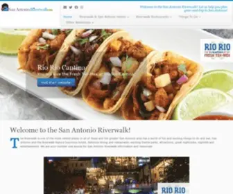 Sanantonioriverwalk.com(San Antonio Riverwalk Information and Resources) Screenshot