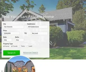 SanantoniotXforsale.com(San Antonio Homes for Sale) Screenshot
