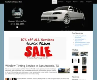 Sanantoniowindowtintingservice.com(Kustom Window Tint) Screenshot