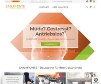 Sanaponte.de(SANAPONTE) Screenshot