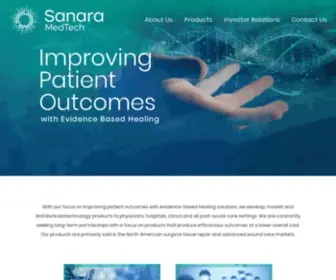 Sanaramedtech.com(Sanara MedTech) Screenshot