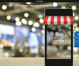 Sanareshopping.com(Sanare Shopping & Sanare Go LLC) Screenshot