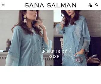 Sanasalman.com.pk(Pret by Sana Salman) Screenshot