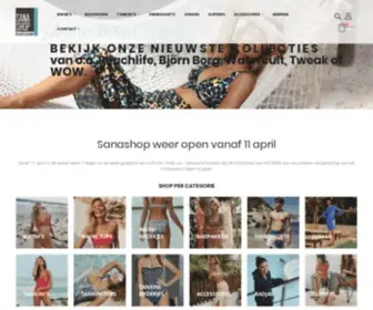 Sanashop.nl(Sanashop Badmode Nijmegen) Screenshot