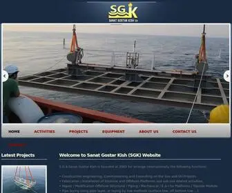 Sanat-GK.com(Sanat Gostar Kish co) Screenshot