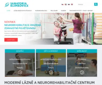 Sanatoria-Klimkovice.cz(Sanatoria Klimkovice) Screenshot