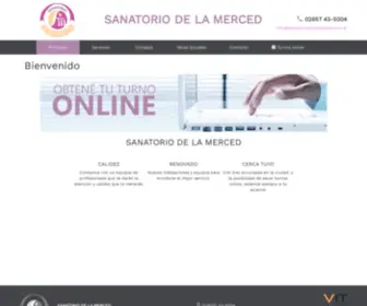 Sanatoriodelamerced.com.ar(Sanatorio de la Merced) Screenshot