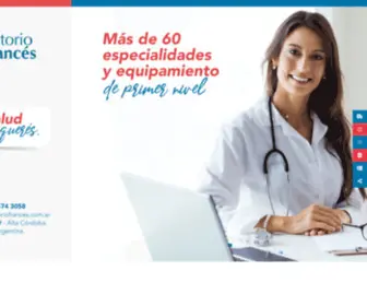 Sanatoriofrances.com.ar(Especialidades medicas) Screenshot