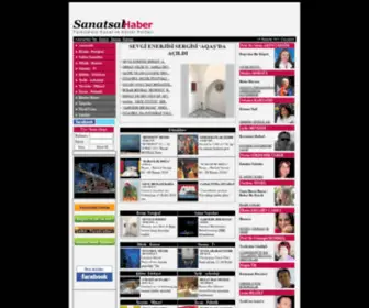 Sanatsalhaber.com(Sanatsal Haber... Türkiye'nin Sanat ve Kültür Portalı) Screenshot