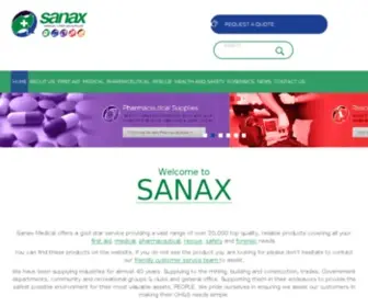 Sanaxmedical.com.au(Sanax Medical) Screenshot