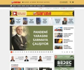 Sanayigazetesi.com.tr(Üreten Türkiye'nin Sesi) Screenshot