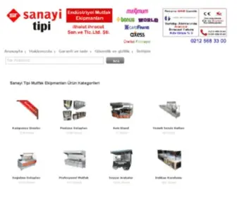 Sanayitipi.com(Endüstriyel Mutfak ekipmanları satış ve projelendirme yapmaktadır. Fiyat ve iletişim için) Screenshot