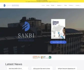 Sanbi.ac.za(Bioinformatics) Screenshot