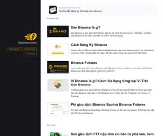 Sanbinance.com(Sàn giao dịch Binance) Screenshot