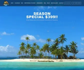 Sanblasadventures.com(San Blas Adventures) Screenshot