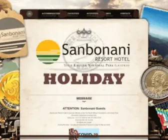 Sanbonani.com(Resort & Hotel) Screenshot