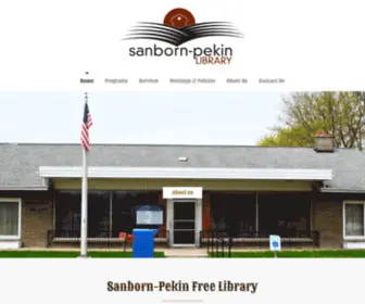 Sanbornpekinlibrary.com(Sanborn-Pekin Free Library) Screenshot