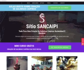 Sancaipi.com(Sítio SANCAIPI Criação de Galinhas Caipiras) Screenshot