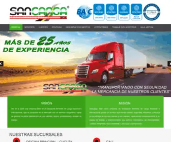 Sancarga.com(SANCARGA SAS) Screenshot