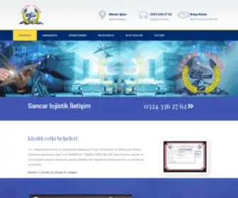 Sancarlojistik.com.tr(Sancar Lojistik) Screenshot