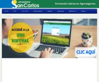 Sancarlos.edu.py(Universidad San Carlos) Screenshot