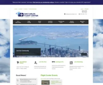 Sancarlosflight.com(San Carlos Flight Center) Screenshot