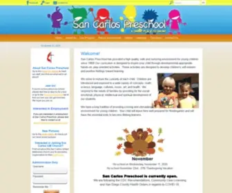 Sancarlospreschool.com(San Carlos UMC Preschool) Screenshot