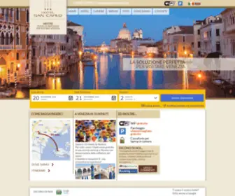 Sancarlovenice.com(Hotel San Carlo) Screenshot