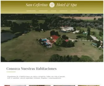 Sanceferinohotelspa.com.ar(San Ceferino hotel y Spa) Screenshot