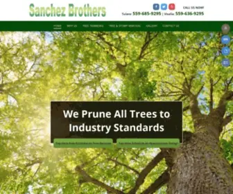 Sanchezbrotherstreeservice.com(Sanchez Brothers Tree Service) Screenshot