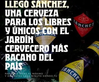 Sanchezcerveceria.com(Sánchez) Screenshot