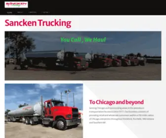 Sanckentrucking.com(Serving Chicago & surrounding areas in the petroleum transportation business since 1977) Screenshot