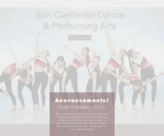 Sanclementedance.com(San Clemente Dance) Screenshot