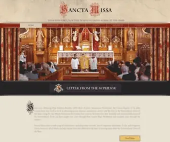 Sanctamissa.org(Sancta Missa) Screenshot