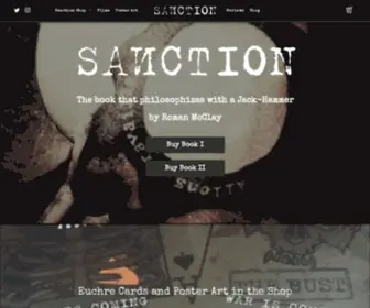 Sanctionthebook.com(Sanction by Roman McClay) Screenshot