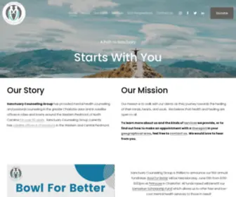 Sanctuarycounselinggroup.org(Sanctuary Counseling Group) Screenshot