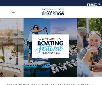 Sanctuarycoveboatshow.com.au(Sanctuary Cove International Boat Show I SCIBS) Screenshot