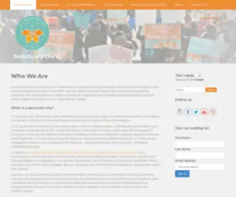 Sanctuarydmv.org(Who We Are) Screenshot