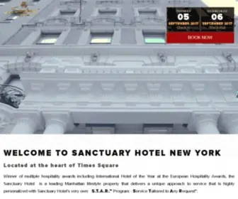 Sanctuaryhotelnyc.com(The Sanctuary) Screenshot