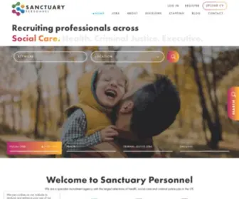 Sanctuarypersonnel.com(Sanctuary Personnel) Screenshot