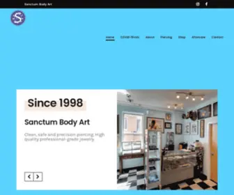 Sanctumbodyart.com(New Brunswick) Screenshot