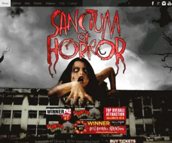 Sanctumofhorror.com(Sanctum of Horror Haunted House) Screenshot