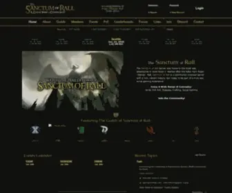 Sanctumofrall.com(Sanctum of Rall) Screenshot