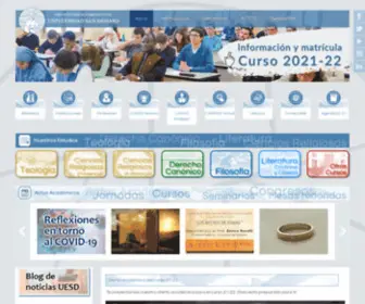Sandamaso.es(Universidad San Dámaso) Screenshot