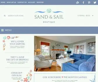 Sandandsailboutique.com(sandandsailboutique) Screenshot