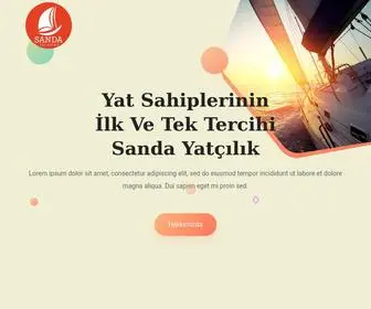 Sandayat.com(Sanda yatçılık hizmetleri) Screenshot