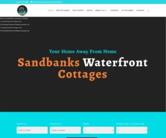 Sandbankswaterfrontcottages.ca(Sandbanks Waterfront Cottages) Screenshot