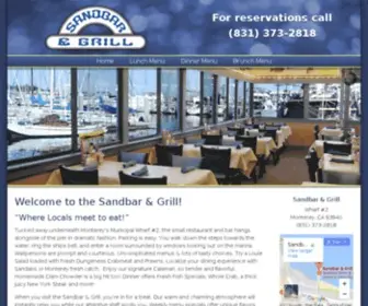 Sandbarandgrillmonterey.com(Sandbar & Grill) Screenshot