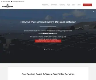 Sandbarsc.com(Solar Installation Company Santa Cruz) Screenshot