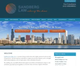 Sandberglaw.com(Sandberg Law) Screenshot